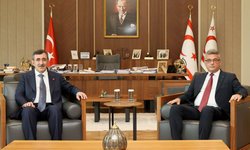 Erhürman, Cumhurbaşkanı Yardımcısı Yılmaz’la bir araya geldi