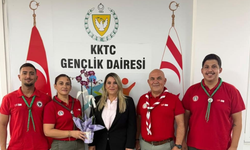Kıbrıs Türk İzcilik Federasyonu’ndan Gençlik Dairesi’ne Ziyaret