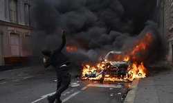 Paris'teki protestolarda 195 kişi gözaltına alındı