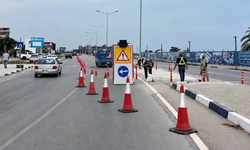 İskele-Karpaz ana yolunda trafik düzenlemesi: Bir yön trafiğe kapatıldı