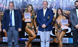 Vücut geliştirme milli takım sporcularından, Makedonya’da çifte şampiyonluk...