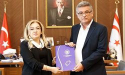 Ombudsman İlkan Varol, 41. Dönem Raporu'nu Tufan Erhürman’a sundu
