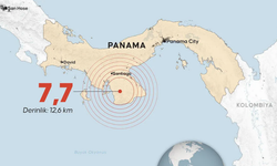 Panama’da 7,7 büyüklüğünde deprem