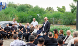 UBP Gazimağusa Belediye Başkan adayı Bozkurt, sanayi bölgesini ziyaret etti