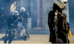 Brüksel'deki öğrenci gösterilerinde polis şiddeti iddialarına ilişkin 26 şikayet