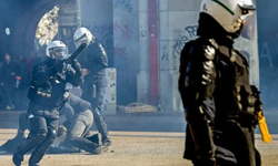 Brüksel'deki öğrenci gösterilerinde polis şiddeti iddialarına ilişkin 26 şikayet