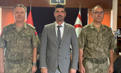 KOMUTANLARDAN KAYMAKAM MUSTAFA YAVER’E ZİYARET