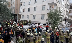 MALTEPE'DE BİNA ÇÖKTÜ