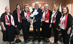 ÖZÇINAR, KIBRIS TÜRK KADINLAR BİRLİĞİ GÜZELYURT ŞUBESİ TEMSİLCİLERİYLE GÖRÜŞTÜ