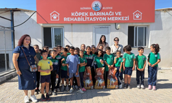 Öğrencilerden GMB Başkanı Uluçay’a ziyaret ve hayvan barınağına bağış