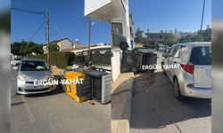 YOL KENARINDA TEMİZLİK YAPAN SÜPÜRGE ARACINA ARKADAN ÇARPTI, ARAÇ DEVRİLDİ!