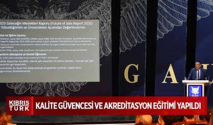 GAÜ’de Yükseköğretimde Kalite Güvencesi ve Akreditasyon Eğitimi yapıldı