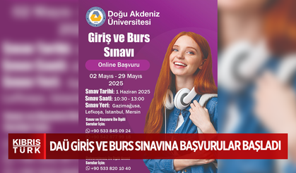 DAÜ giriş ve burs sınavına başvurular başladı