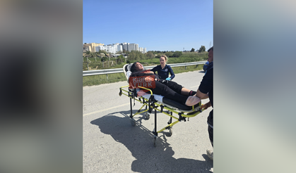 Gazimağusa’da kızına yetişmek isteyen annenin kazası korkuttu