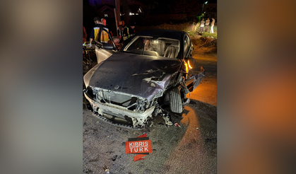 Çatalköy’de alkollü sürücü kazaya neden oldu