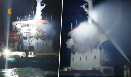 Karadeniz’de Türk gemisine İHA saldırısı: 2 yaralı