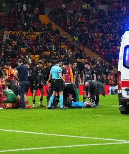 Ambulansla oyundan çıktı! Galatasaray-İstanbulspor maçında korku dolu dakikalar