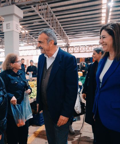 Uluçay, Gazimağusa Belediyesi personeli ve halkla bayramlaştı