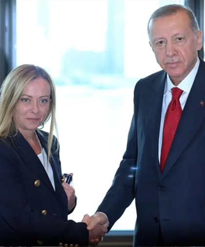 İtalya Başbakanı Meloni ile görüştü