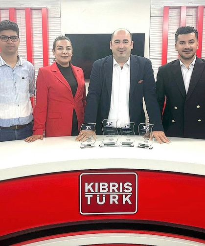 Kıbrıs Türk Haber’e 4 ödül: Medya ekibine büyük onur
