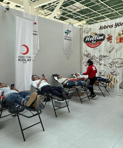“Bir damla kan, bir ömür umut” kan bağışı kampanyası yoğun ilgi gördü