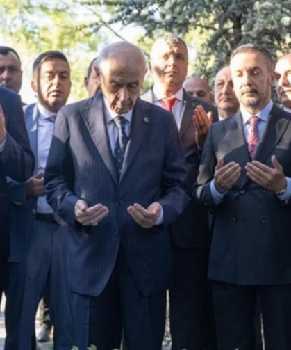 “Bahçeli, Türkeş’i Vefat Yıl Dönümünde Andı”