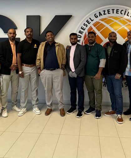 KGK, Sri Lankalı gazetecileri ağırladı