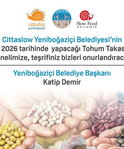 Cittaslow Yeniboğaziçi Belediyesi Tohum Takas Şenliği 9 Mayıs’ta