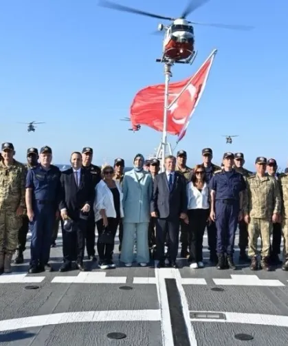 Caner Gönyeli Arama Kurtarma Tatbikatı’nın deniz safhası başarıyla icra edildi