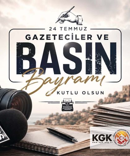 KGK: Bizim asıl bayramımız Gazetecilik Meslek Birliği Yasası’nın yürürlüğe girdiği gün olacak