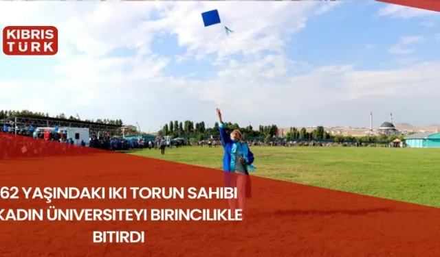 62 yaşındaki iki torun sahibi kadın üniversiteyi birincilikle bitirdi