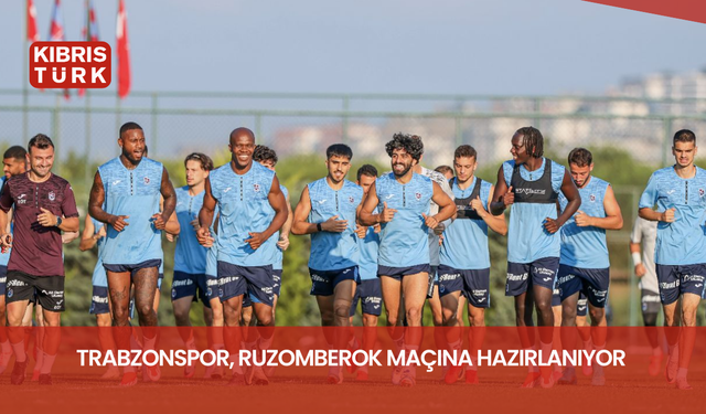 Trabzonspor, Ruzomberok maçına hazırlanıyor