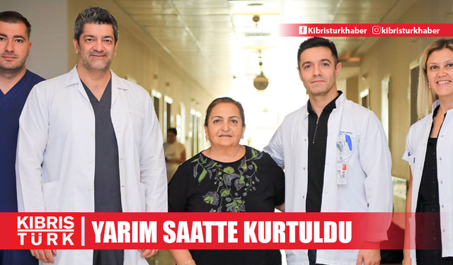 Yarım saatte 17 yıllık tansiyon hastalığından kurtuldu