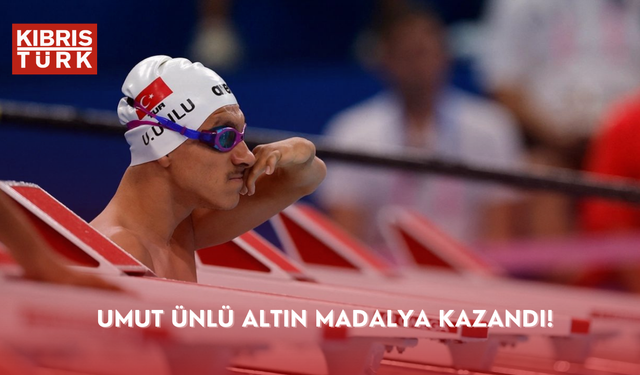 Milli yüzücü Umut Ünlü 2024 Paris Paralimpik Oyunları'nda altın madalya kazandı!