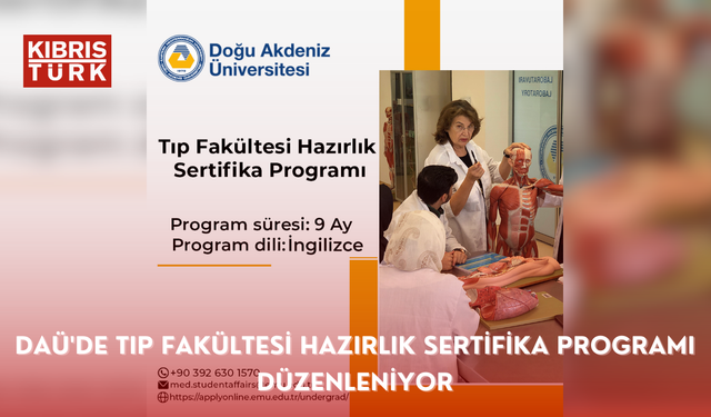 DAÜ'de Tıp Fakültesi Hazırlık Sertifika Programı düzenleniyor