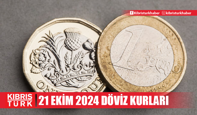 Sterlin 44,80 TL, dolar 34,35 TL, euro 37,35 TL'den işlem görüyor