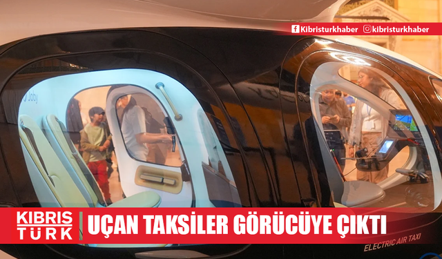 Uçan taksiler görücüye çıktı!