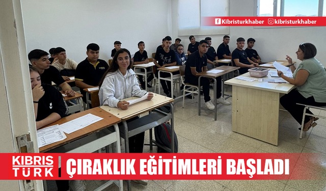 Çıraklık eğitimleri başladı