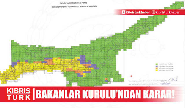 96 köy kuraklıktan zarar gören köy ve bölge ilan edildi