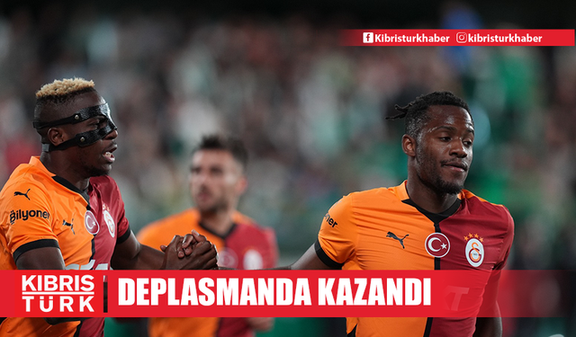 Galatasaray deplasmanda kazandı