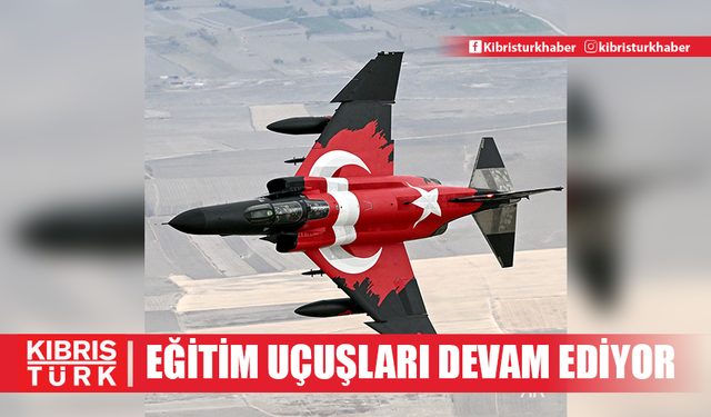 Eskişehir'de F-4E uçaklarından "yer hedeflerine taarruz eğitimi" uçuşu⁠