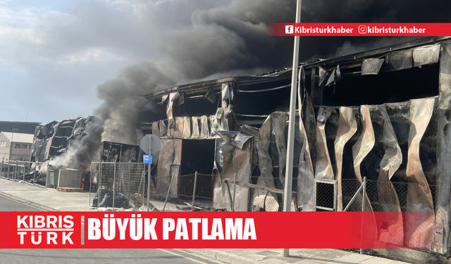 Larnaka’da büyük patlama