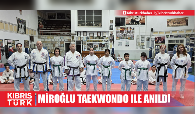 Salih Miroğlu taekwondo ile anıldı