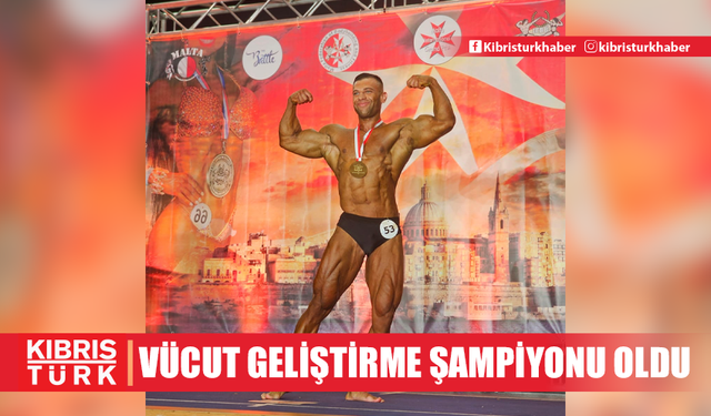 Tugay Mayın, IFBB Vücut Geliştirme Şampiyonu oldu