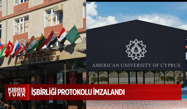 KAÜ ve Hazar Üniversitesi arasında işbirliği protokolü imzalandı