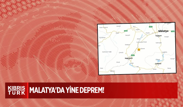 Malatya'da yine deprem!