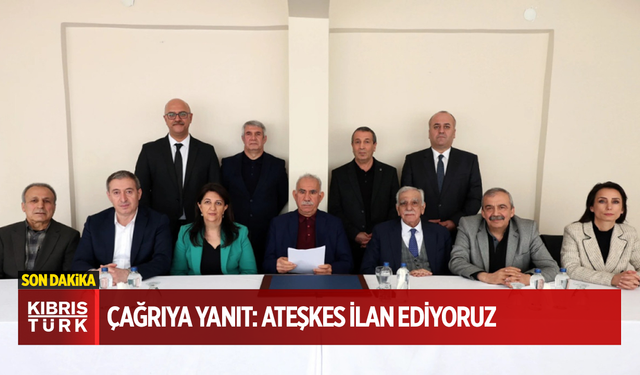 PKK’den Öcalan’ın çağrısına yanıt: Ateşkes ilan ediyoruz