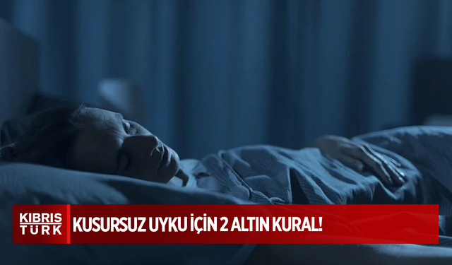 Kusursuz uyku için 2 altın kural: Göğüs hastalıkları uzmanı açıkladı