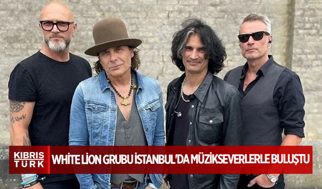 White Lion grubu İstanbul'da müzikseverlerle buluştu