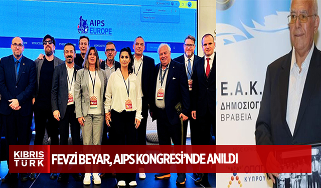 Fevzi Beyar, AIPS KONGRESİ’NDE ANILDI